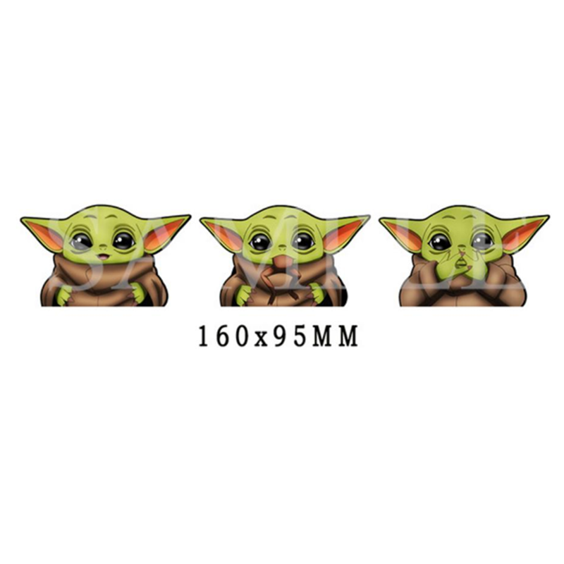 Anime Cartoon Baby Yoda 3D Mot - Baby Yoda Nursery Decor recensie en prijs