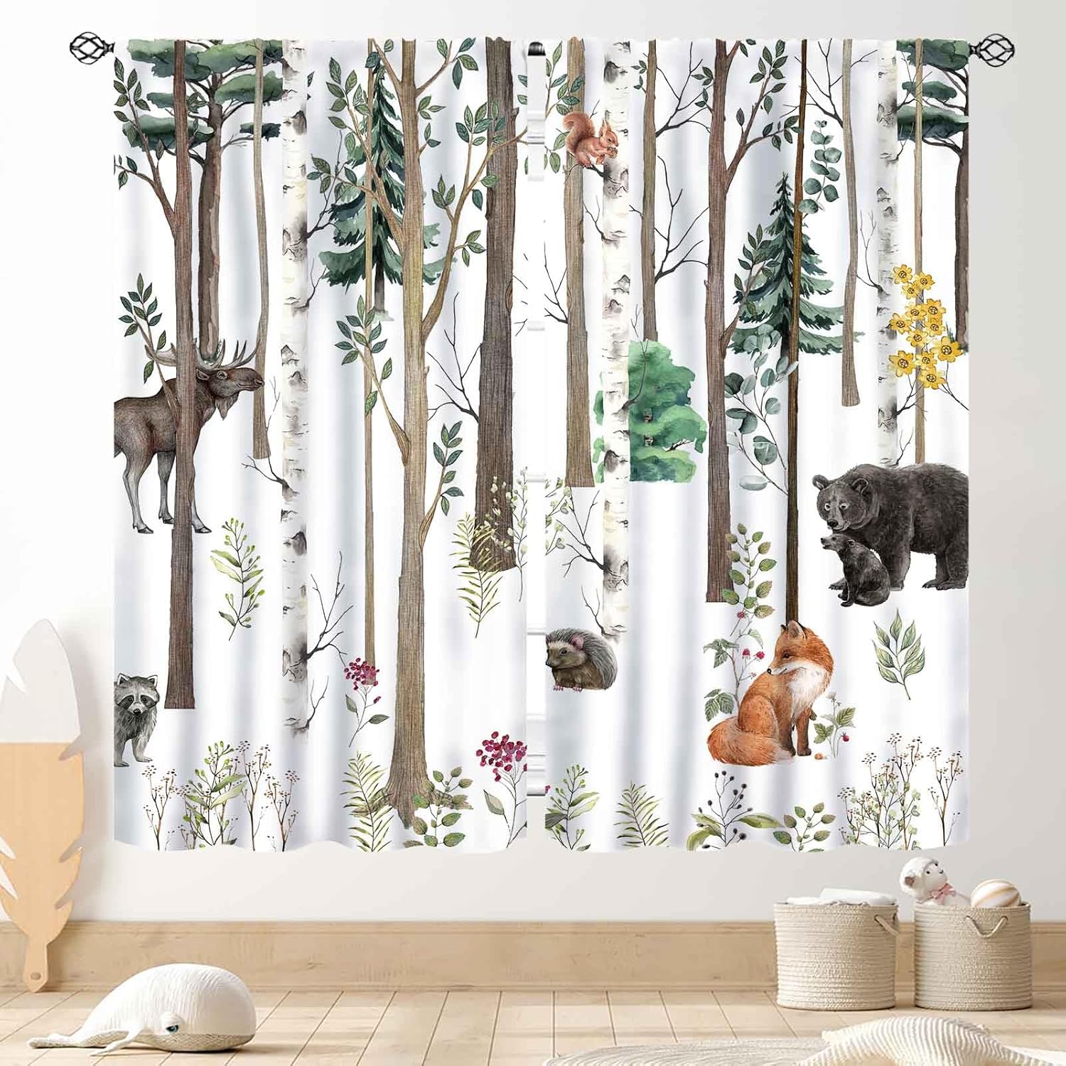 Boskwekerijgordijnen, rustieke - Blackout Curtain Nursery recensie en prijs