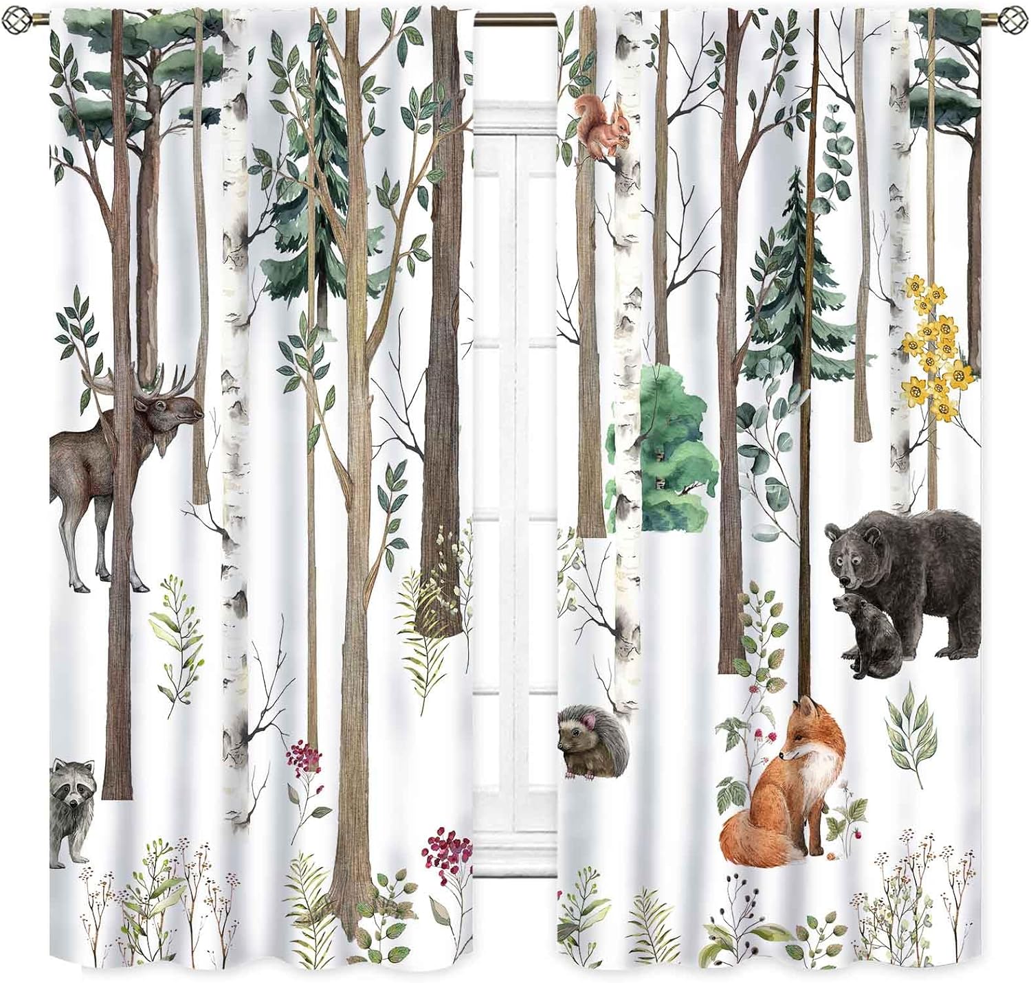 Boskwekerijgordijnen, rustieke - Blackout Curtain Nursery recensie en prijs