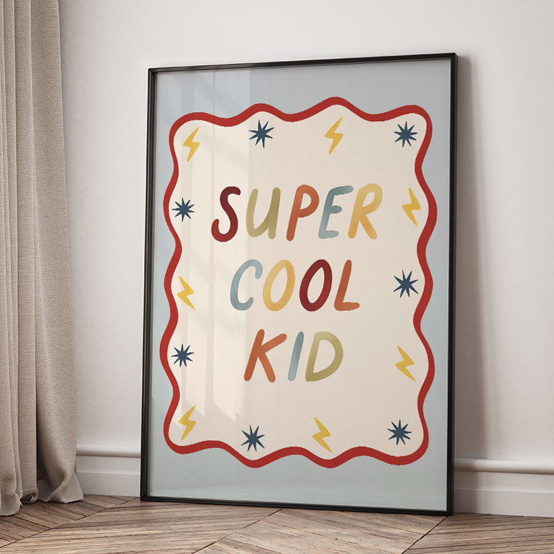 Grappige cartoon super coole k - Baby Nursery Items recensie en prijs