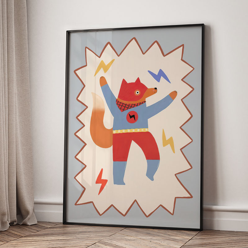 Grappige cartoon super coole k - Baby Nursery Items recensie en prijs